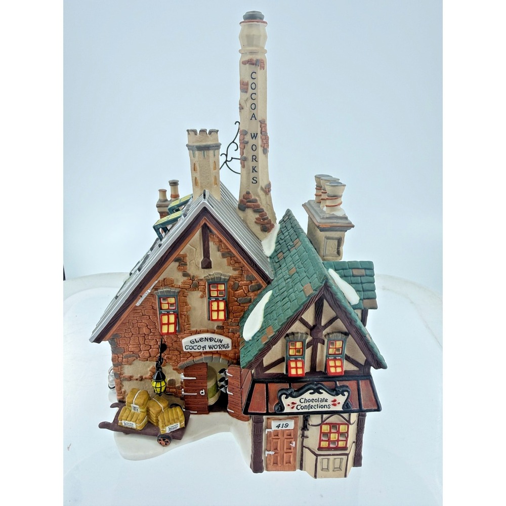 Department 56 Dickens Village Glendun Cocoa Works Chocolate Confections‎ 2000